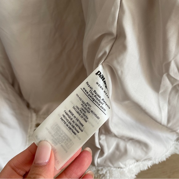 Patagonia Los Gatos fleece jacket in birch white - Picture 4 of 5